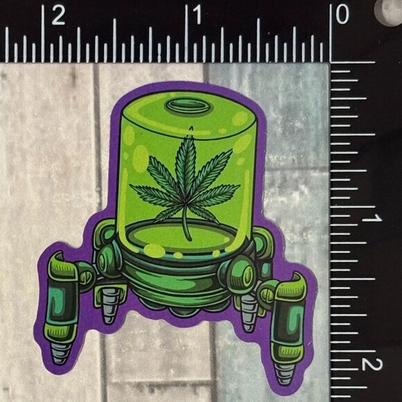 🌀10/$10🌀 Psychedelic 420 Reusable Waterproof Vinyl Sticker Decal - Picture 1 of 1
